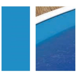 Poolfolie rund, 360 x 120 cm, 0,50 mm, überlappend, blau